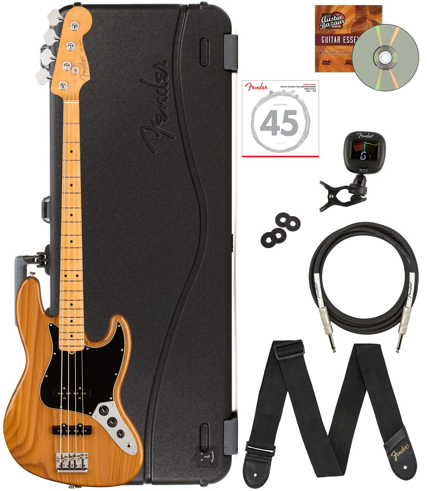 Amazon.com: Fender American Professional II Jazz Bass - Roasted